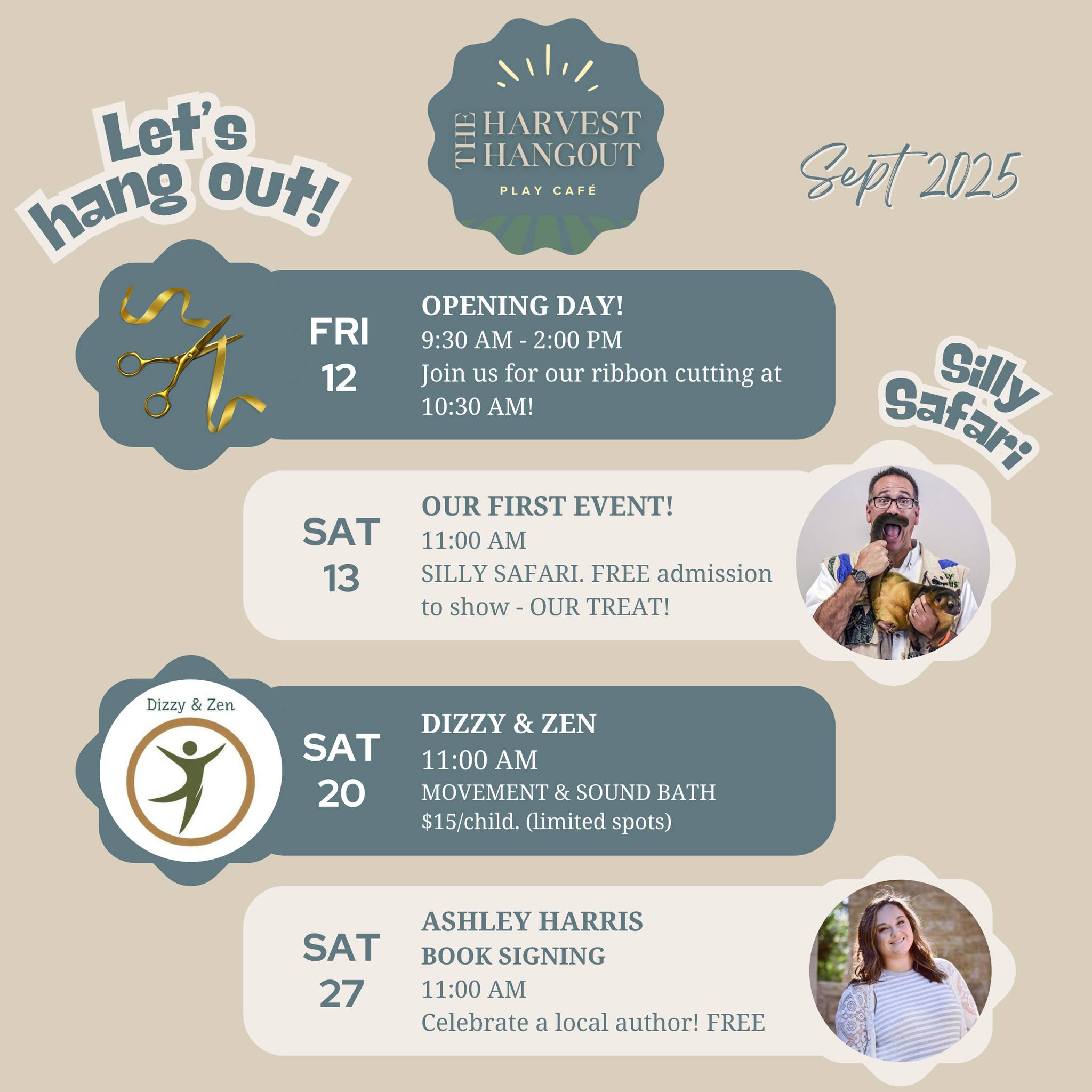 SEPTEMBER AT THE HARVEST HANGOUT ... - The Harvest Hangout | Facebook