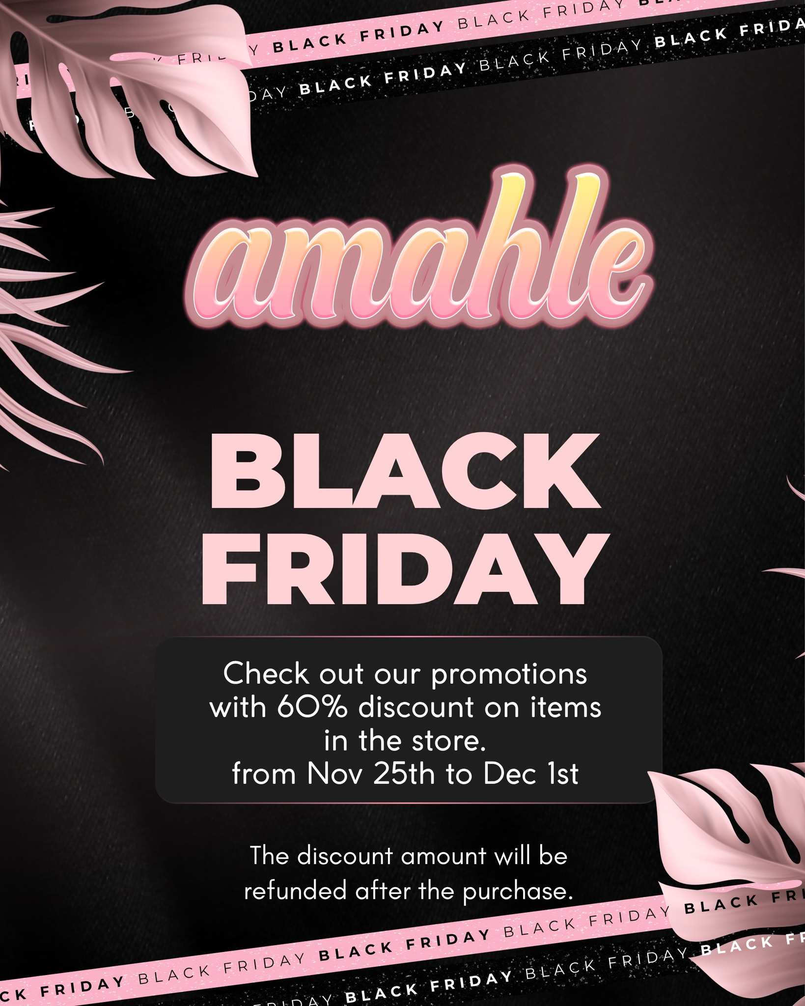 Amahle Store - Black Friday at Amahle is ON! From... | Facebook