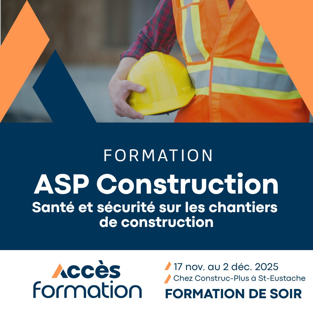 Accès - FORMATION DE SOIR Santé et sécurité générale sur les chantiers ...