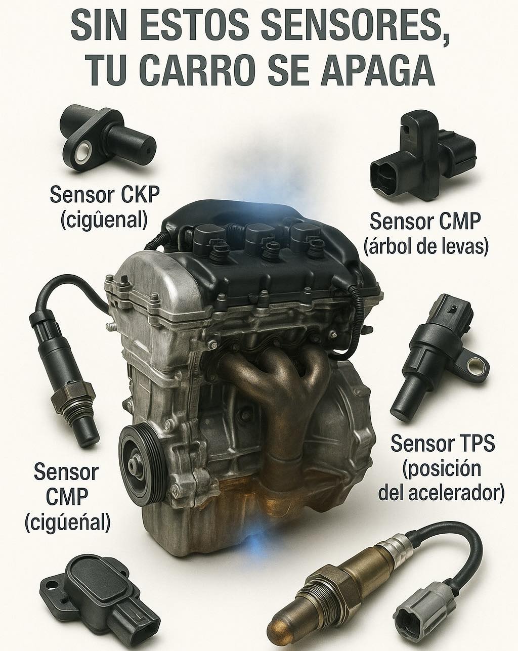 Enfoque - 🚘 Sin estos sensores, tu carro se apaga ⚙️💥 El motor necesita ...