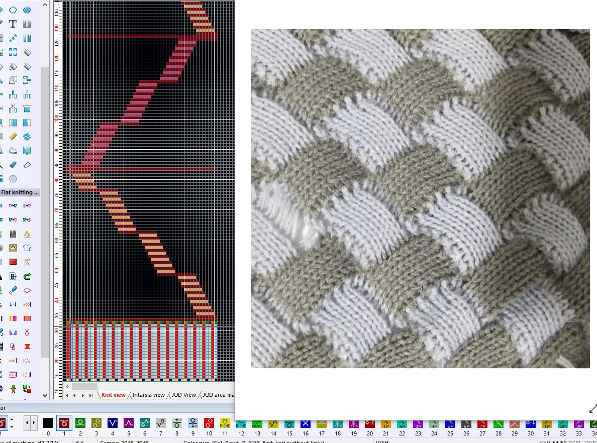🧶 Basket Weave Knitting... - Knitting Technical Programmer | Facebook