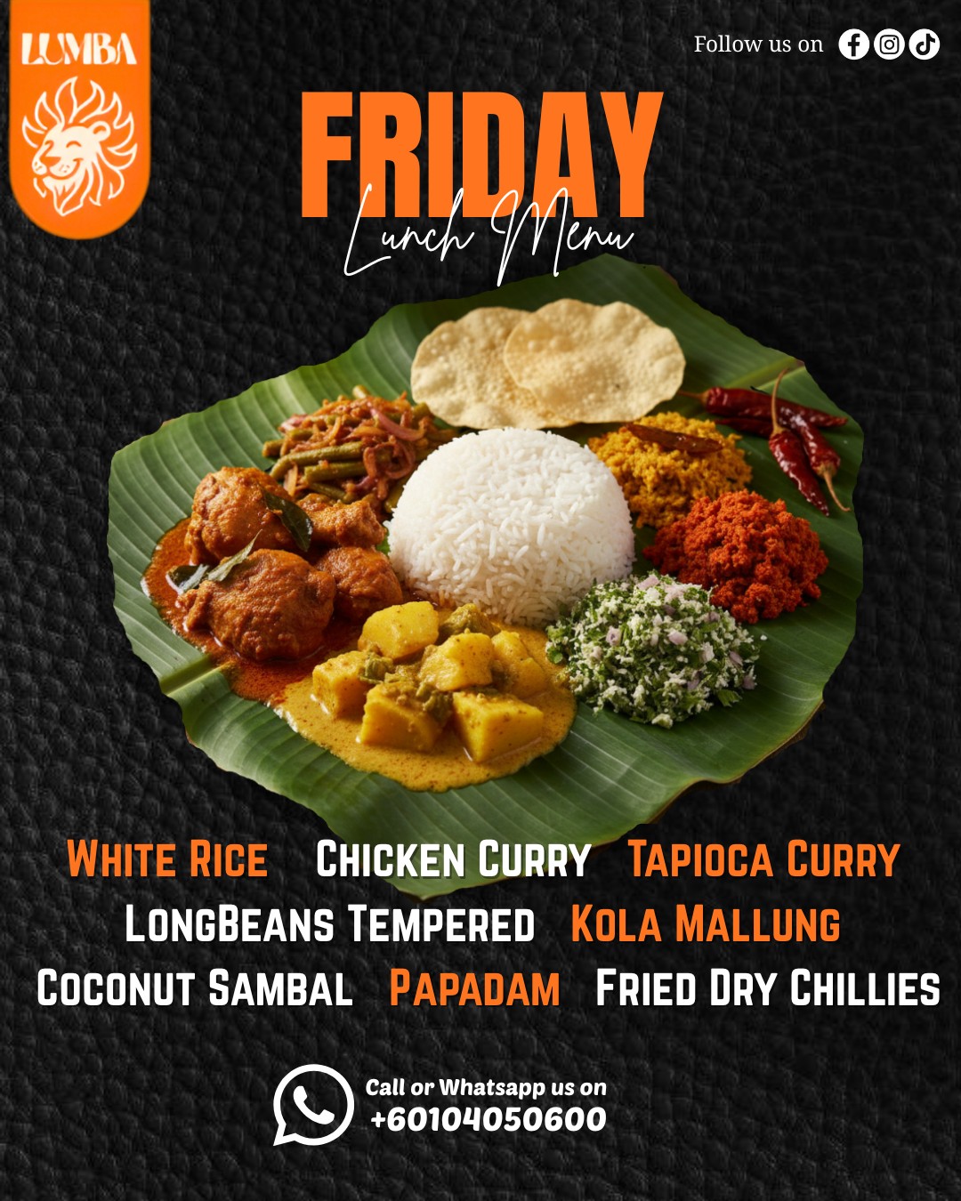 LUMBA - 🔥🍛 FRIDAY CEYLON LUNCH @ LUMBA 🍛🔥 A comforting Ceylon-style ...