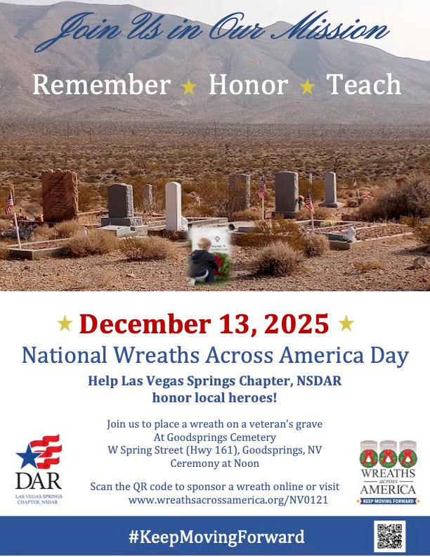 Las Vegas Springs Chapter, NSDAR | Las Vegas NV