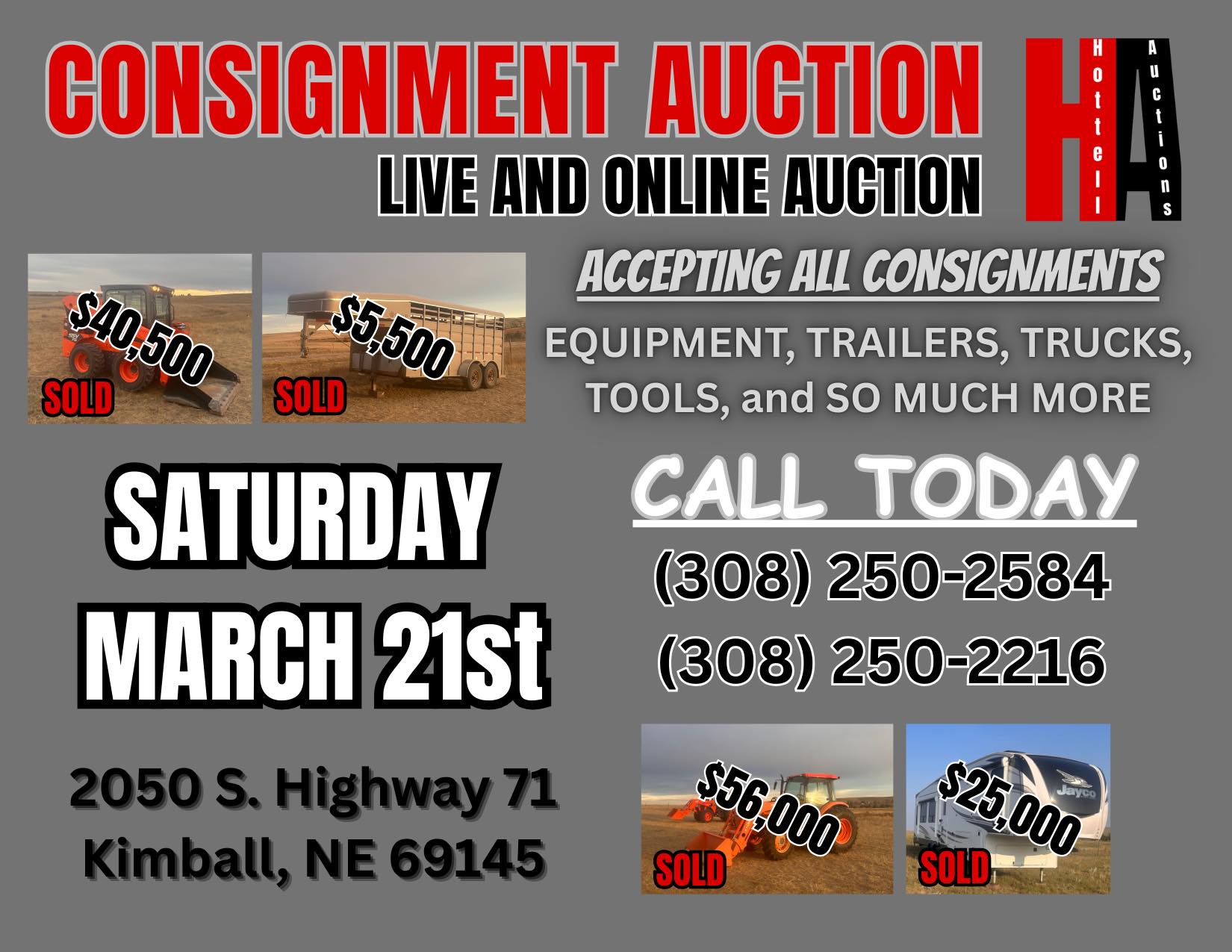 Hottell - Accepting all consignments for our Upcoming auction Saturday ...