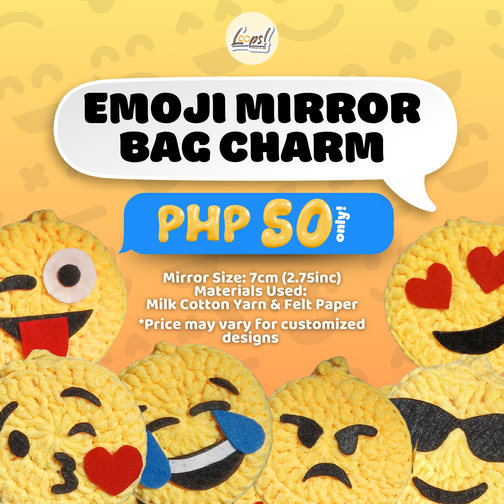 ♾️ What's your most used emoji? ♾️... - Loops Crochet by JSM | Facebook