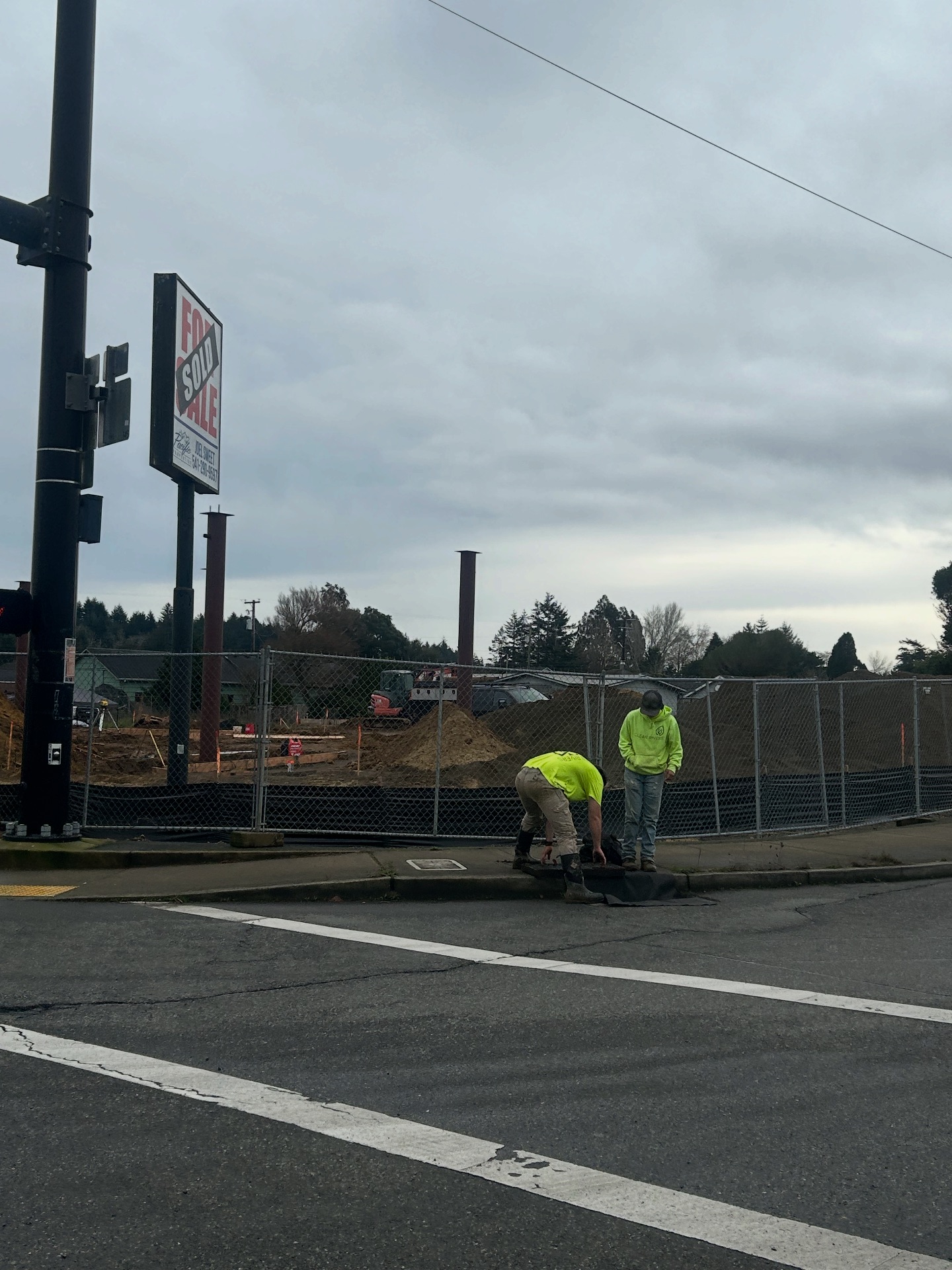 Coos - Construction is moving along at the corner of Virginia Avenue ...