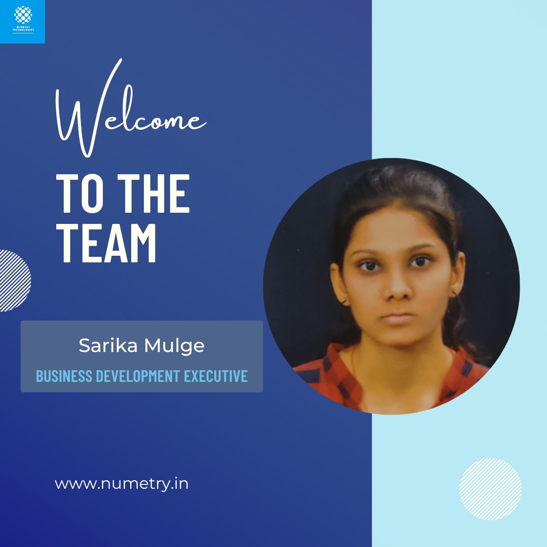 Welcome to our team, Sarika Mulge... - Numetry Technologies