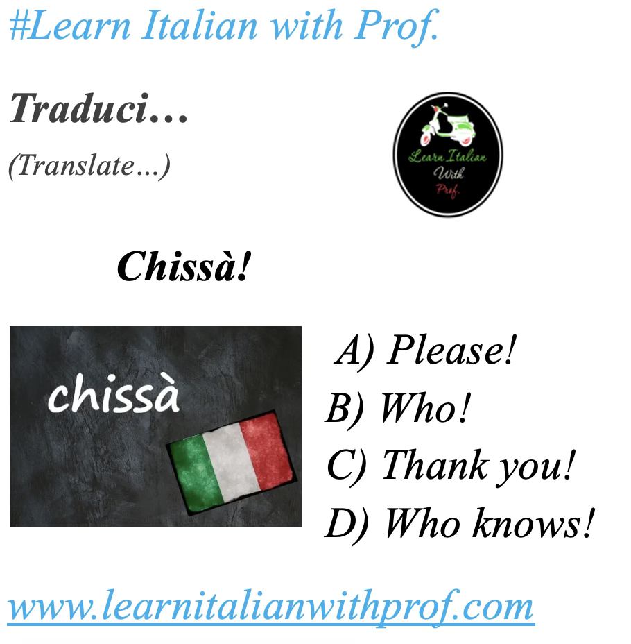 Daily Italian Words - Learn Italian Words & Phrases With Us! | Let's ...