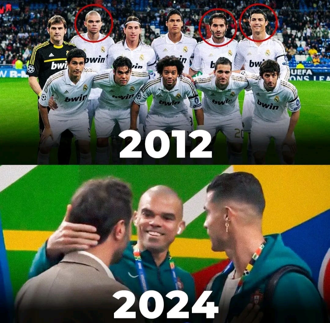 Time Really Flies Ronaldo, Ramos and Pepe 💪