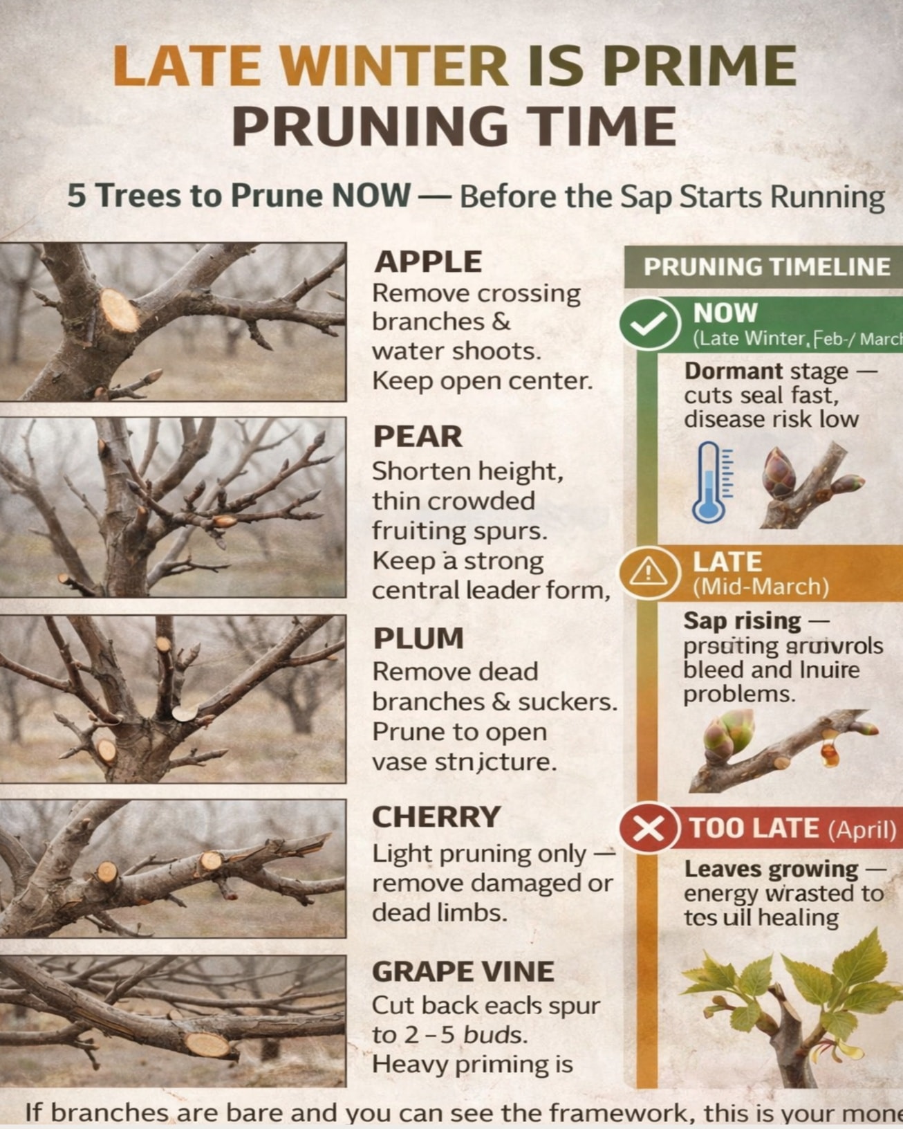 Gardening Whirl - LATE WINTER IS PRIME PRUNING TIME –... | Facebook