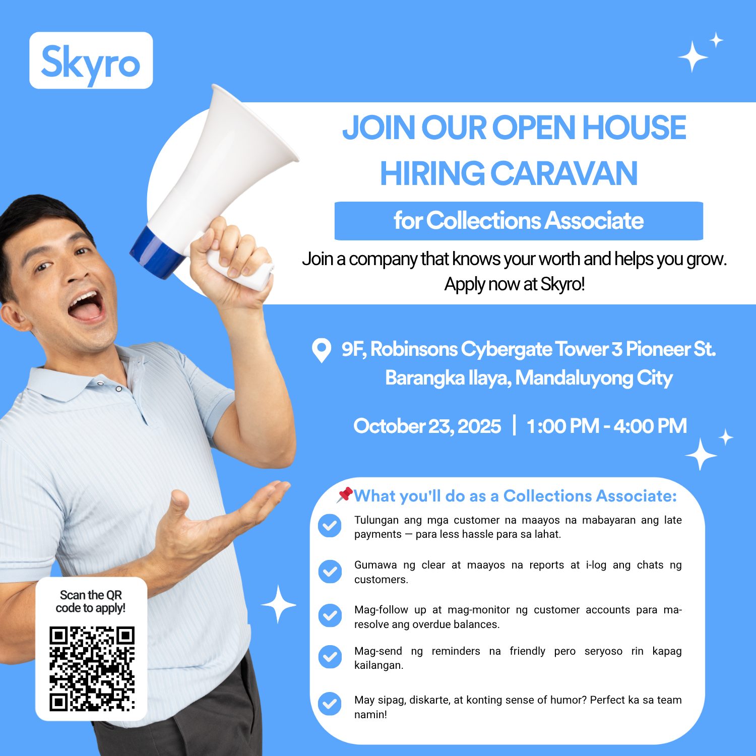 Work at Skyro - ‼️URGENT‼️ ⏰Hurry, don’t miss out! Apply... | Facebook