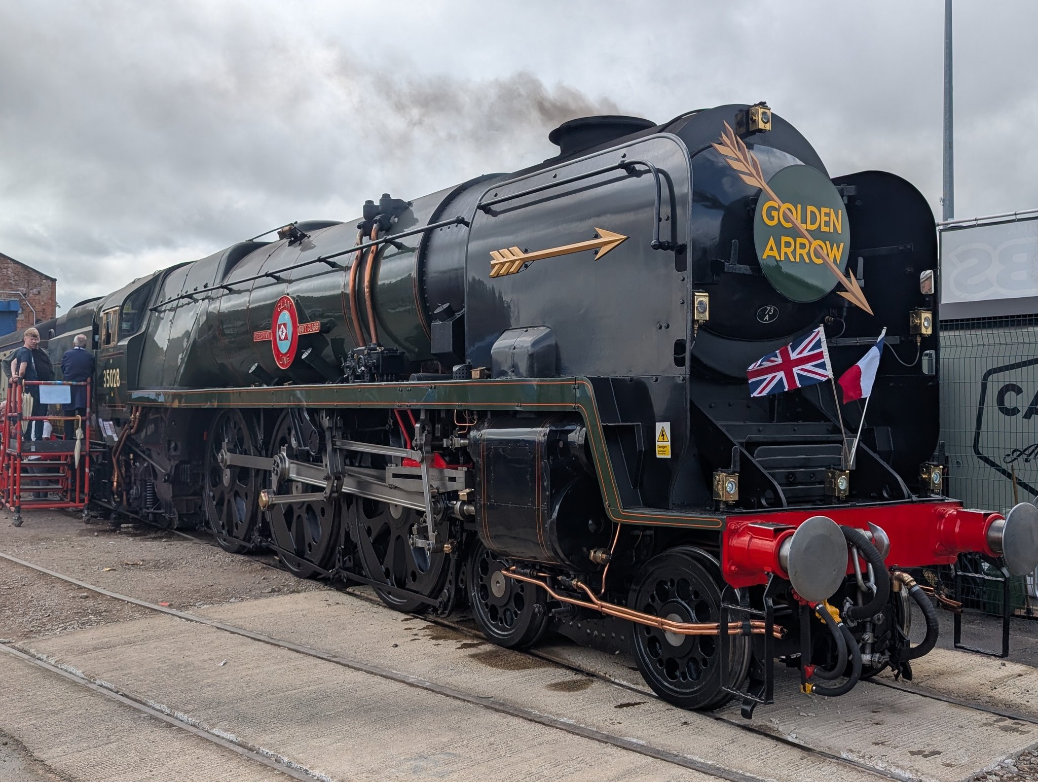 SR Merchant Navy Class 35028 Clan Line locomotive history