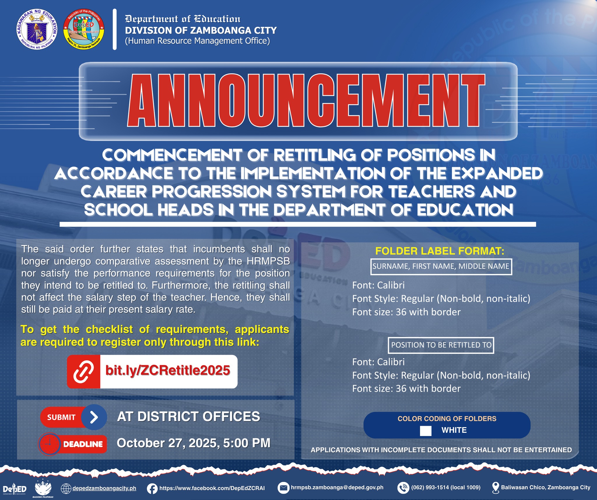 DepEd ZC... - DepEd ZC Recruitment and Assessment Information