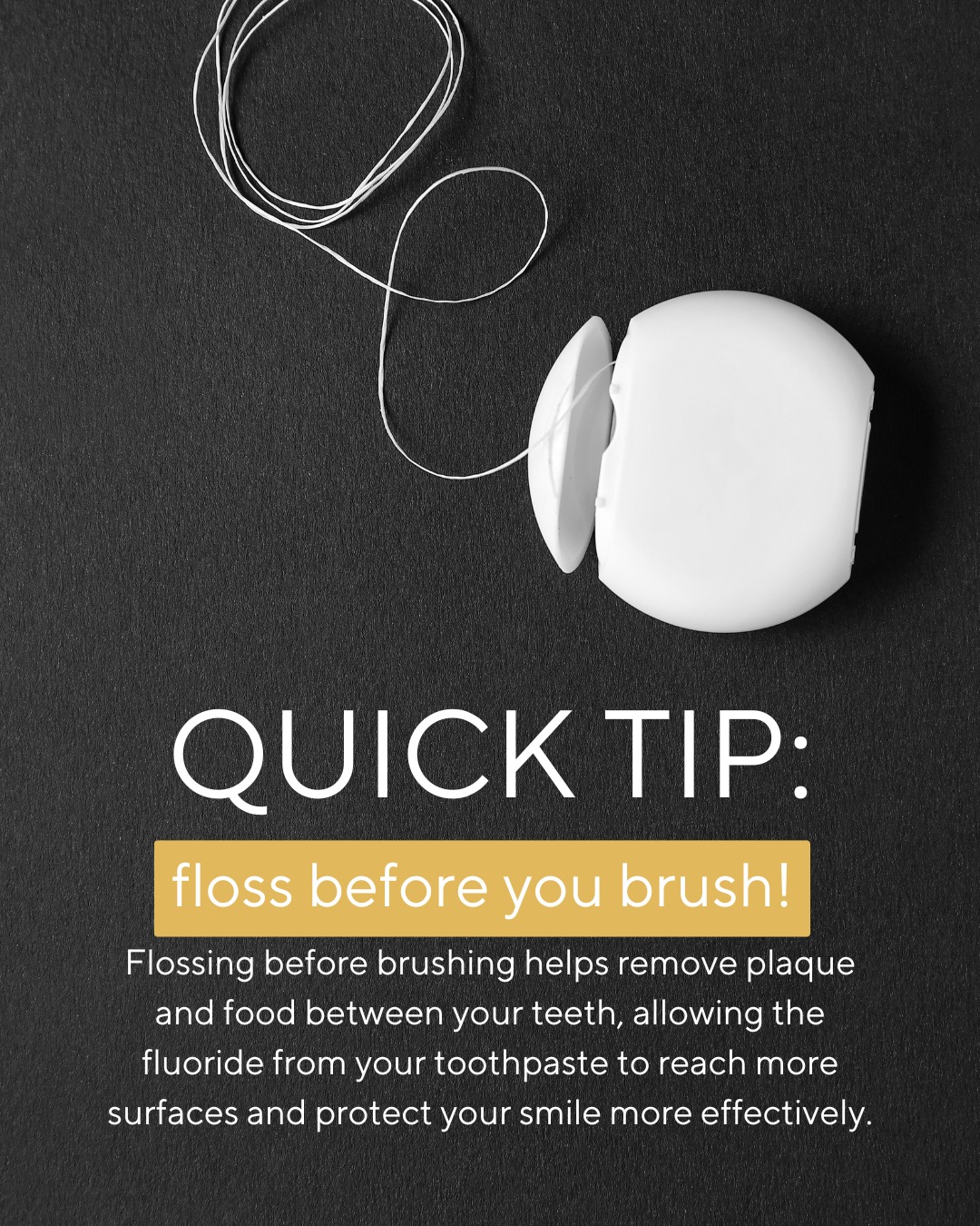 GT - Did you know? You're supposed to floss before you brush! 🪥 By ...