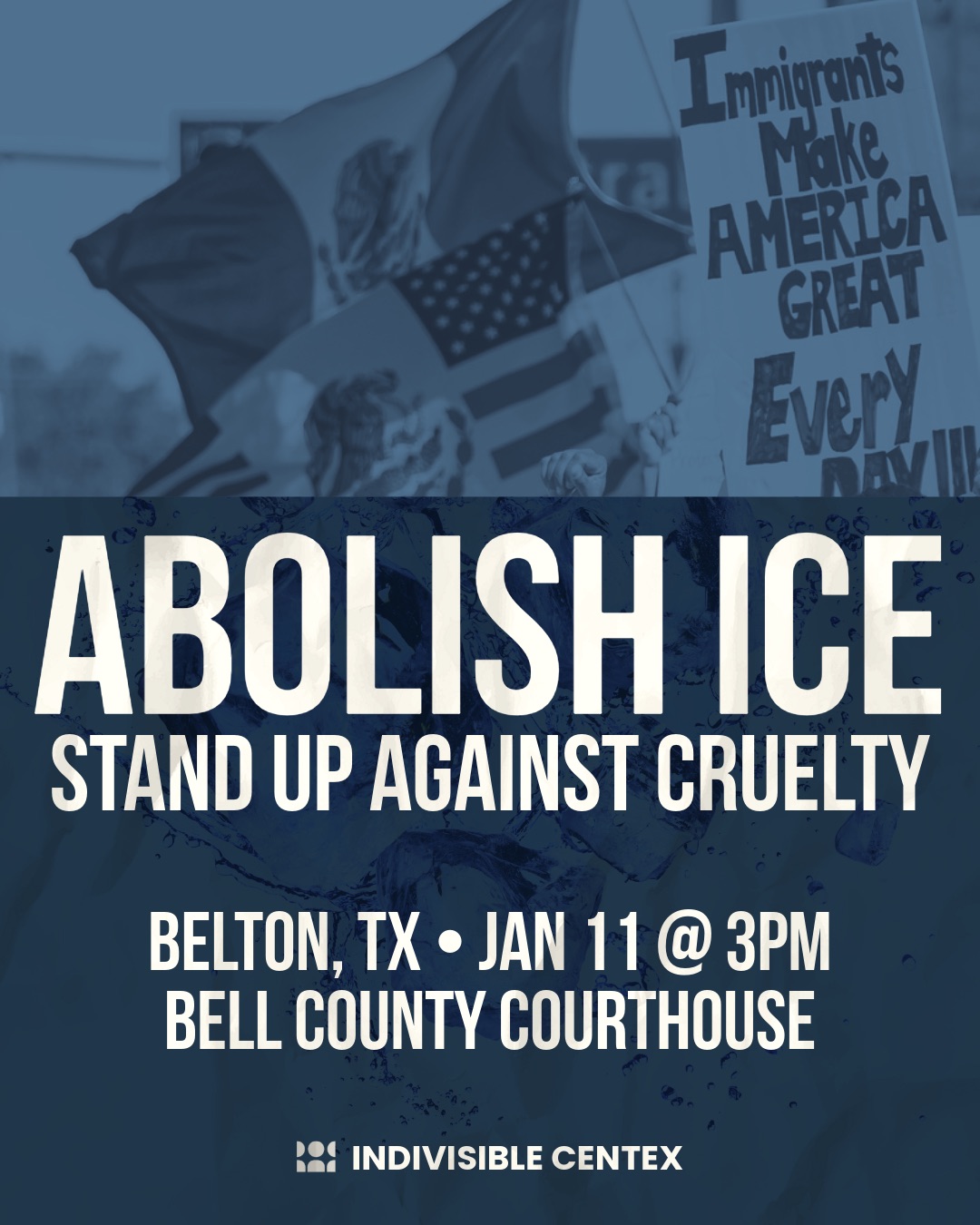 Ice out of Bell County