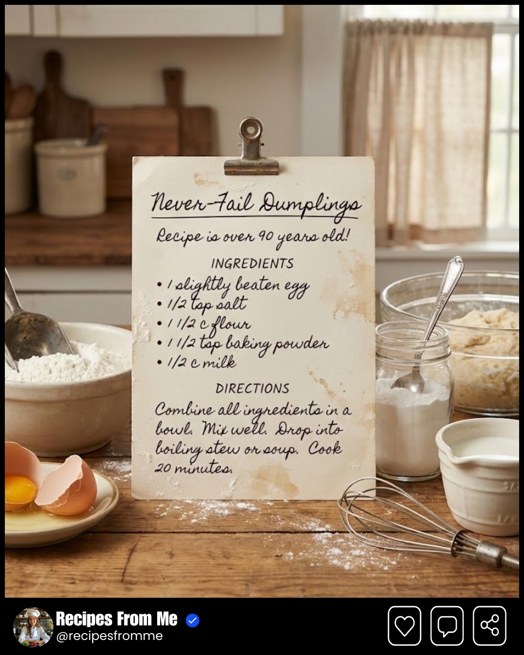 Recipes - Found this gem in my grandmother's old recipe box. 