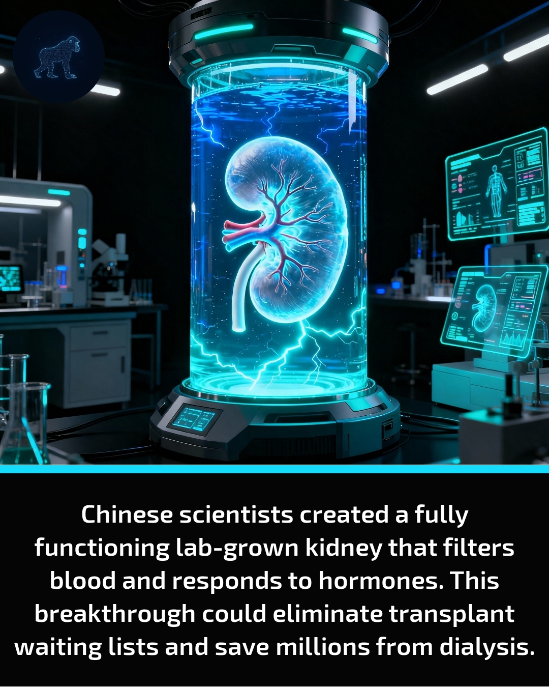 Evolved Chimp - Scientists just grew a REAL kidney in a... | Facebook