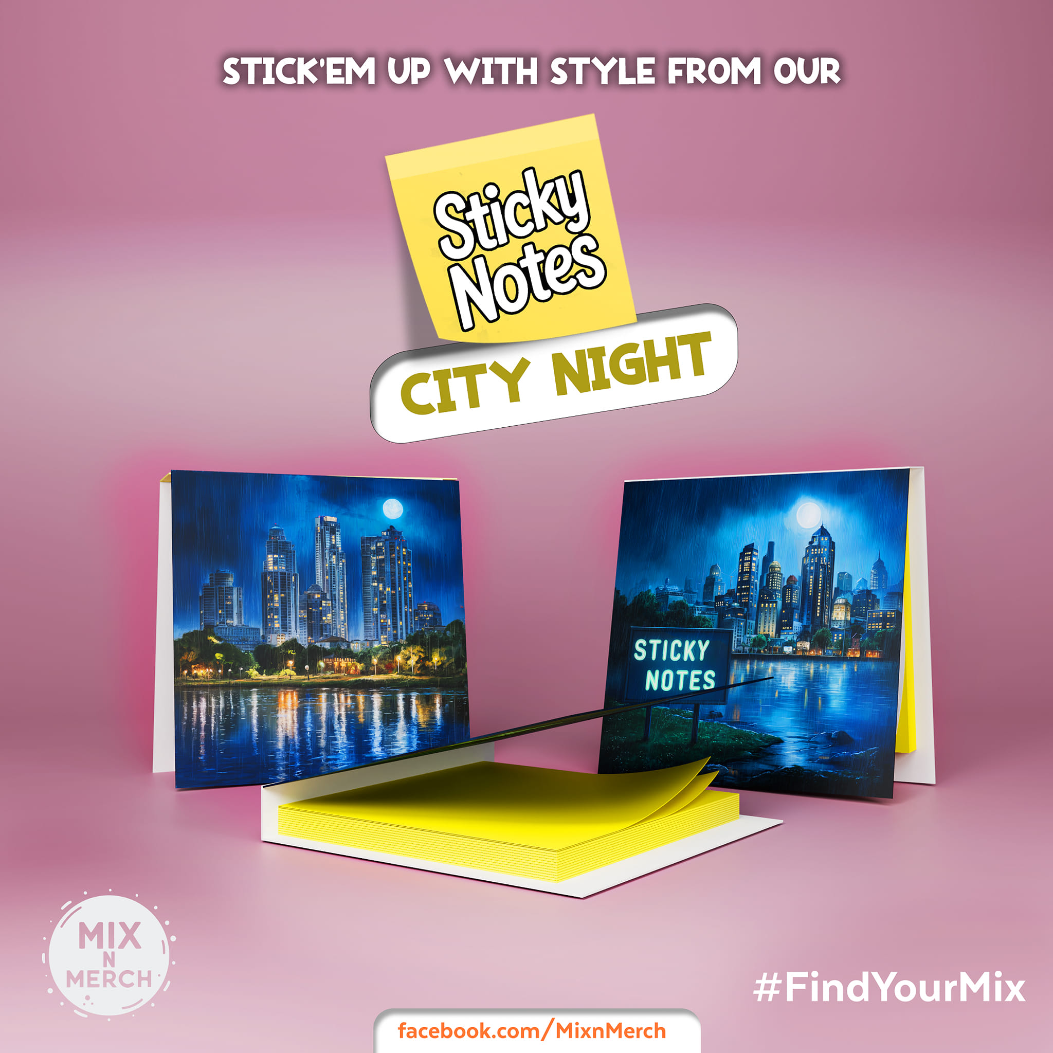 Mix n Merch - 🗒️ Sticky Notes 🗒️ 🎉 Stick'em up and never...