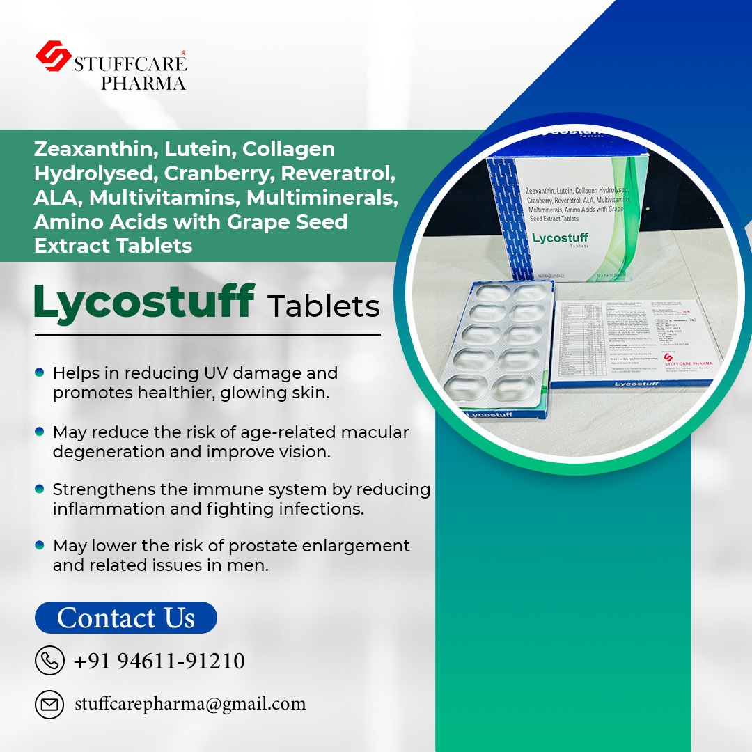 Stuffcare - 🌿 Lycostuff Tablets – A powerhouse of essential nutrients ...