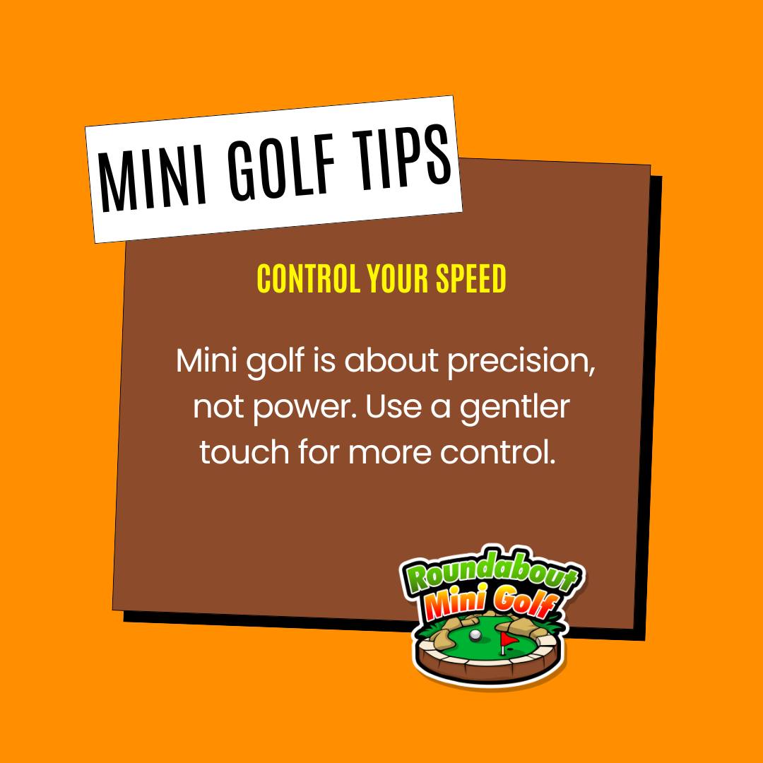 Roundabout - Roundabout Mini Golf Tip for beginners: control your speed ...
