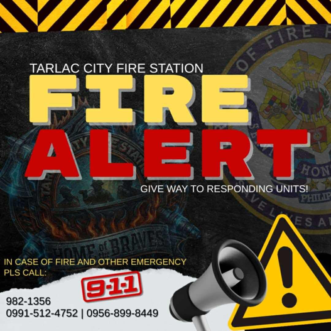 🚨 FIRE ALERT 🚨 📍 Brgy.... - Tarlac City Fire Station BFP R3 | Facebook