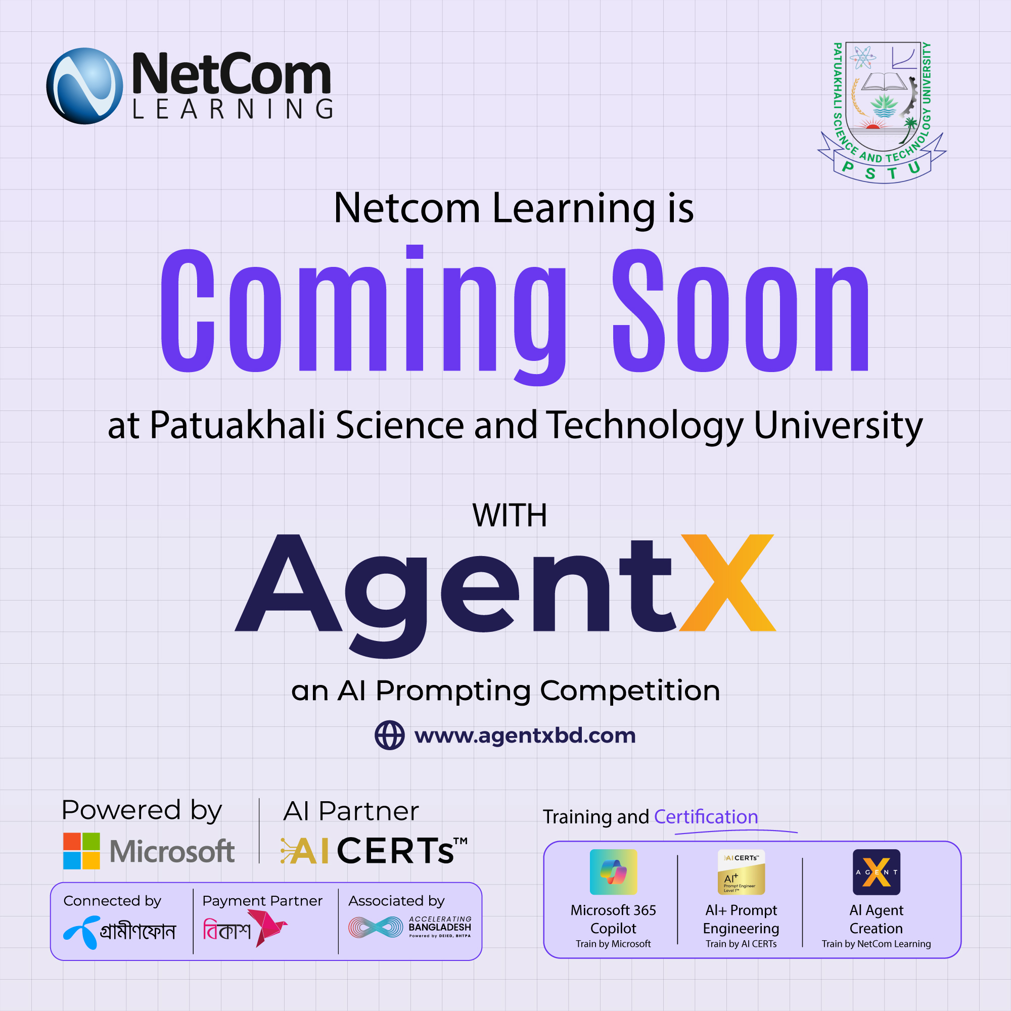 NetCom - Agent X – The Largest AI Competition in Bangladesh, Coming ...
