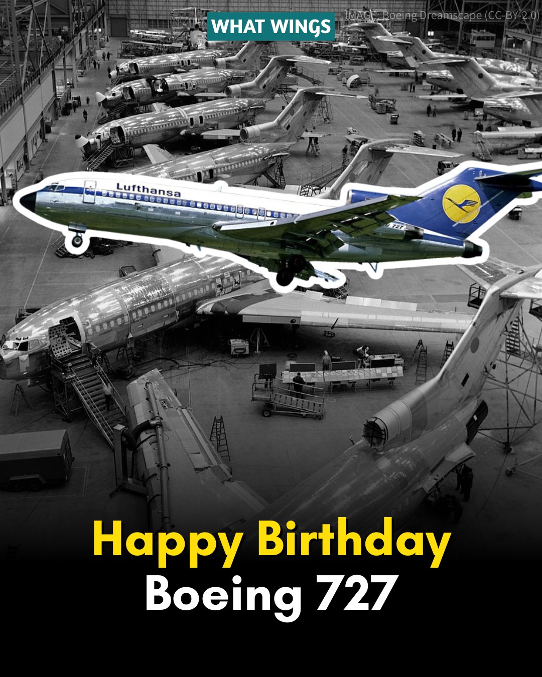 What - It's been 63 years since the first flight of the Boeing 727, a ...