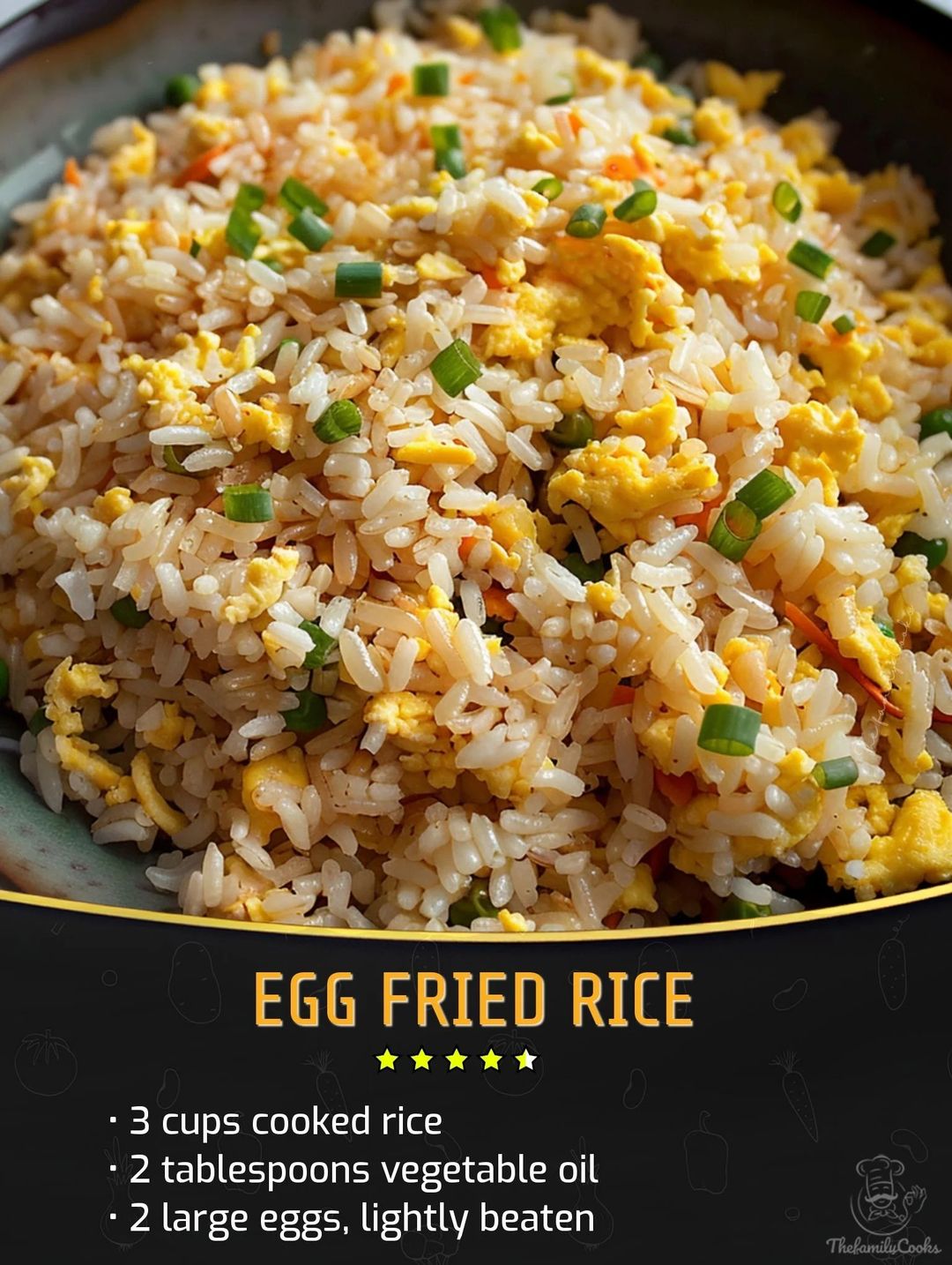 simple recipe for Egg Fried Rice... - Mommy needs a recipe | Facebook