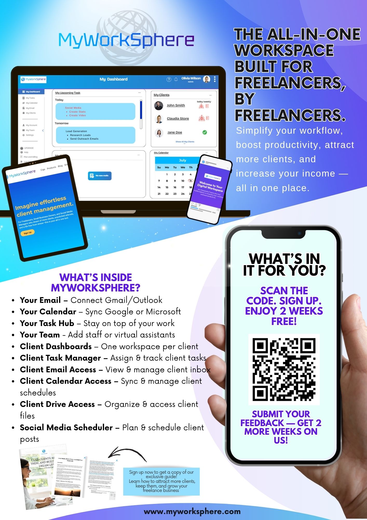 Myworksphere - 🎯 Freelancers, ready to grow your income... | Facebook