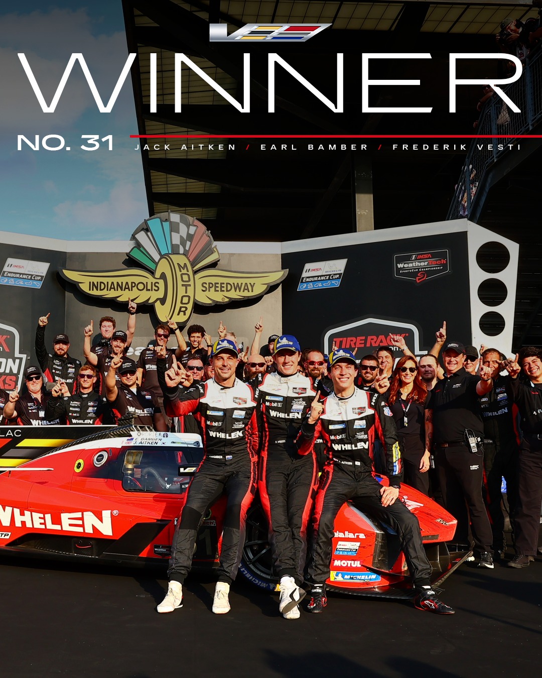 Cadillac - A 1-2 finish for the 30th IMSA win for Whelen... | Facebook