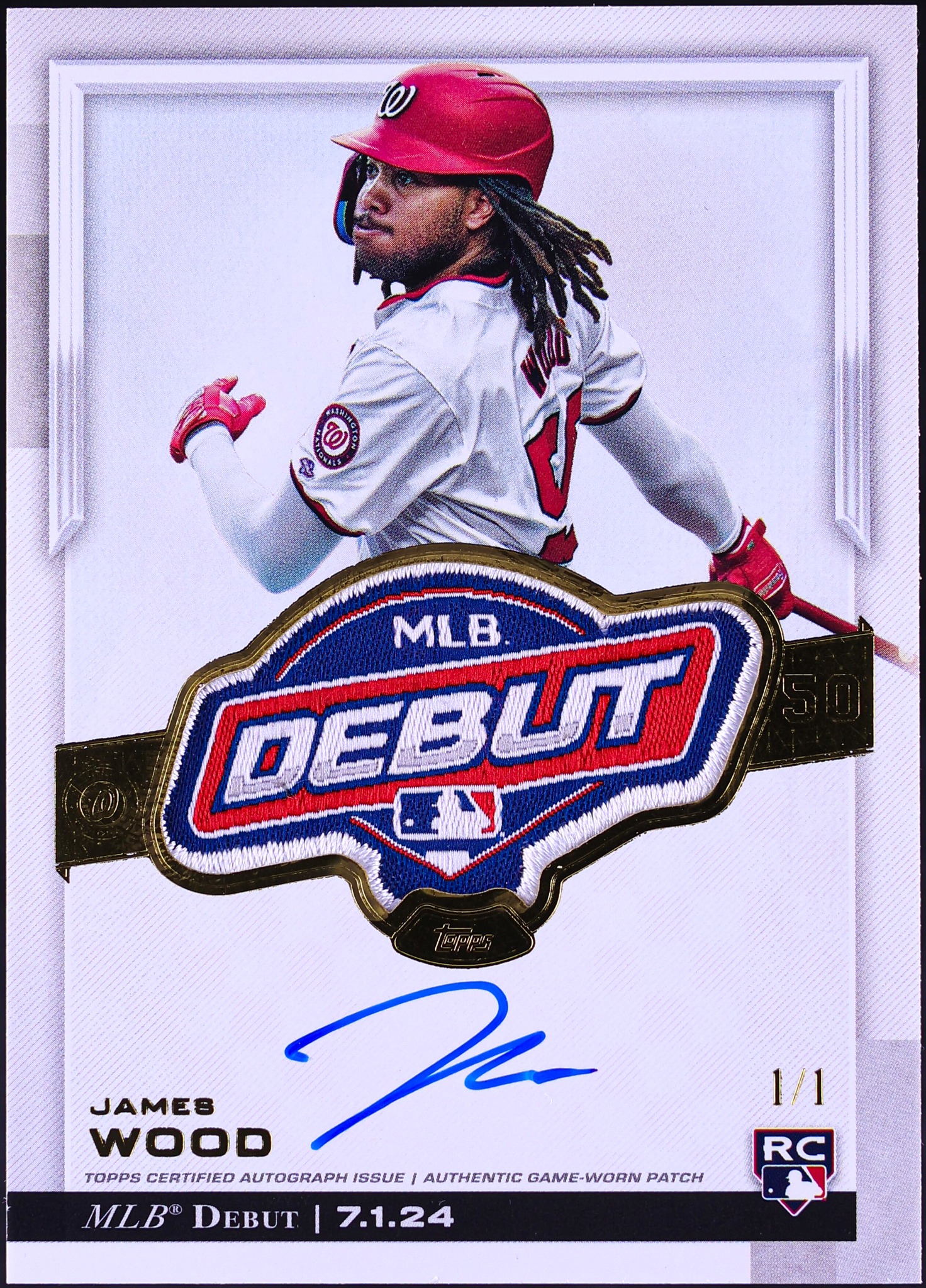 This is the most expensive James Wood card ever ? We just sold 