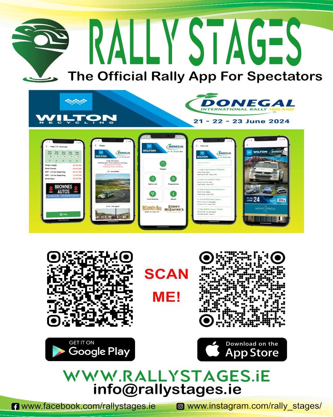 The Rally Stages app is now... - Donegal International Rally