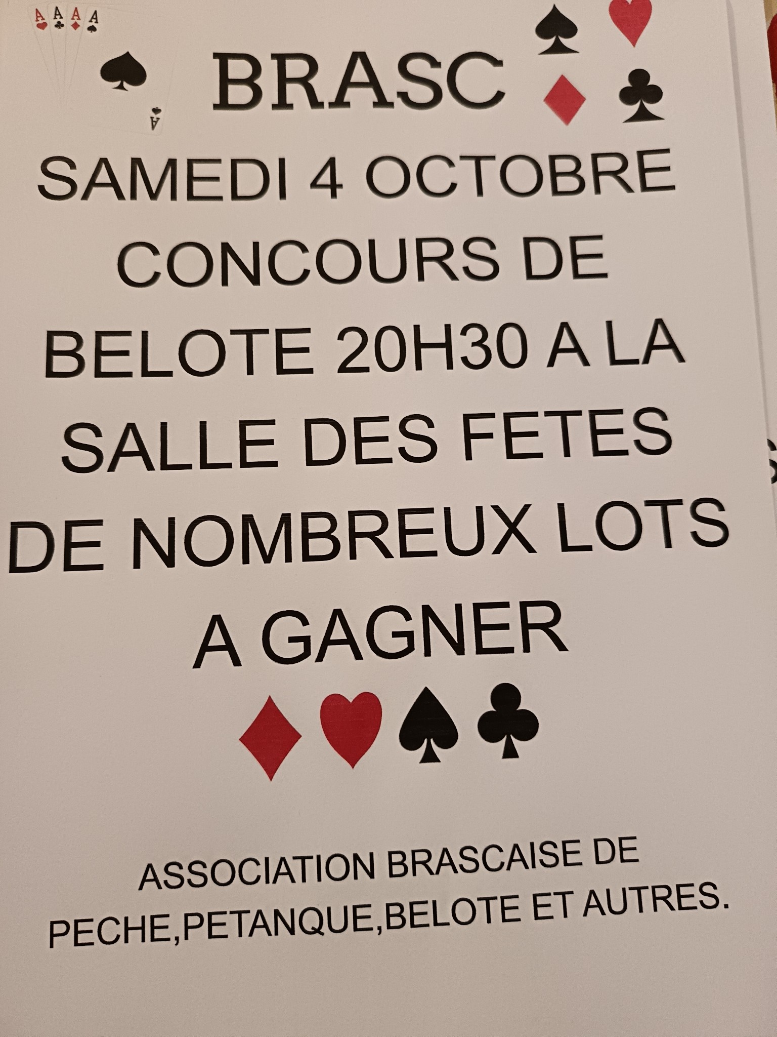 Association, Brascaise de pêche, pétanque, belote et autres. | Brasc