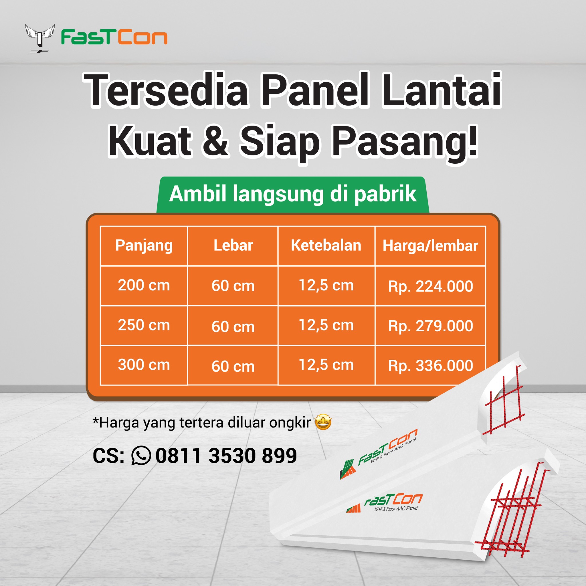 Fastcon - Struktur lantai terjamin lebih kuat dengan panel lantai ...