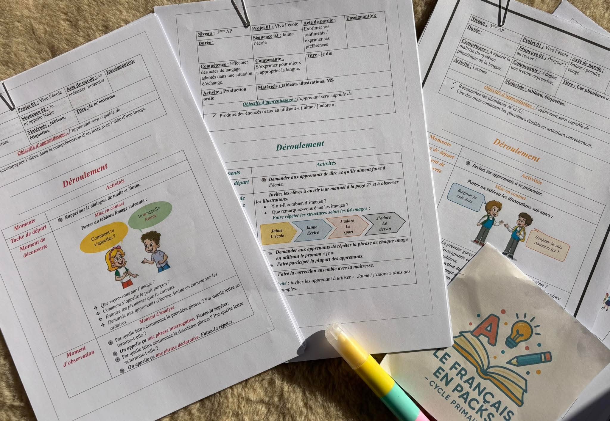 Le - Vos fiches du cycle primaire sont disponibles pour les 03 niveaux ...