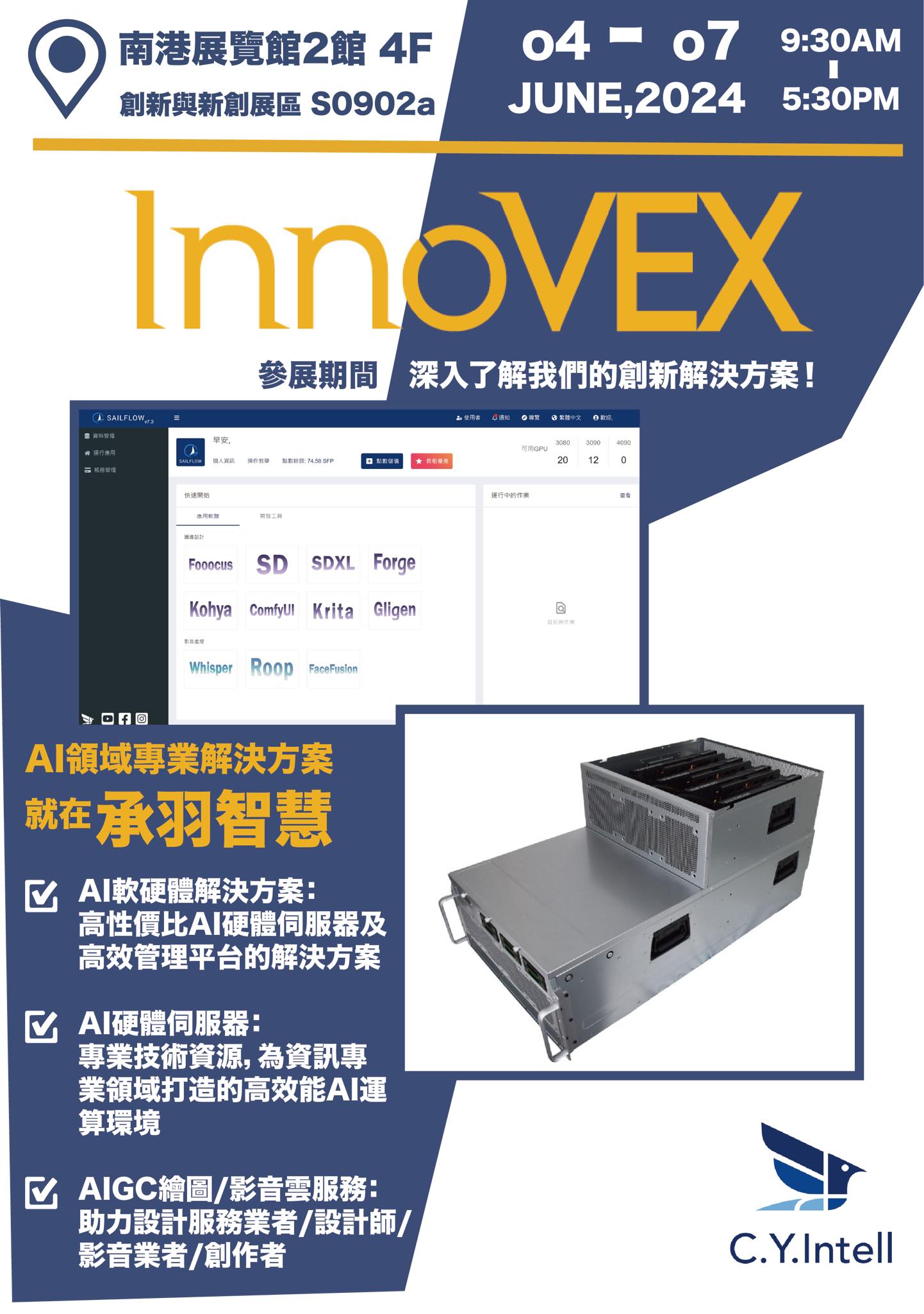 Sailflow AI - 承羽智慧將參與今年的台北國際電腦展，於6月4日至7日，在南港展覽館二館4樓展出！... | Facebook
