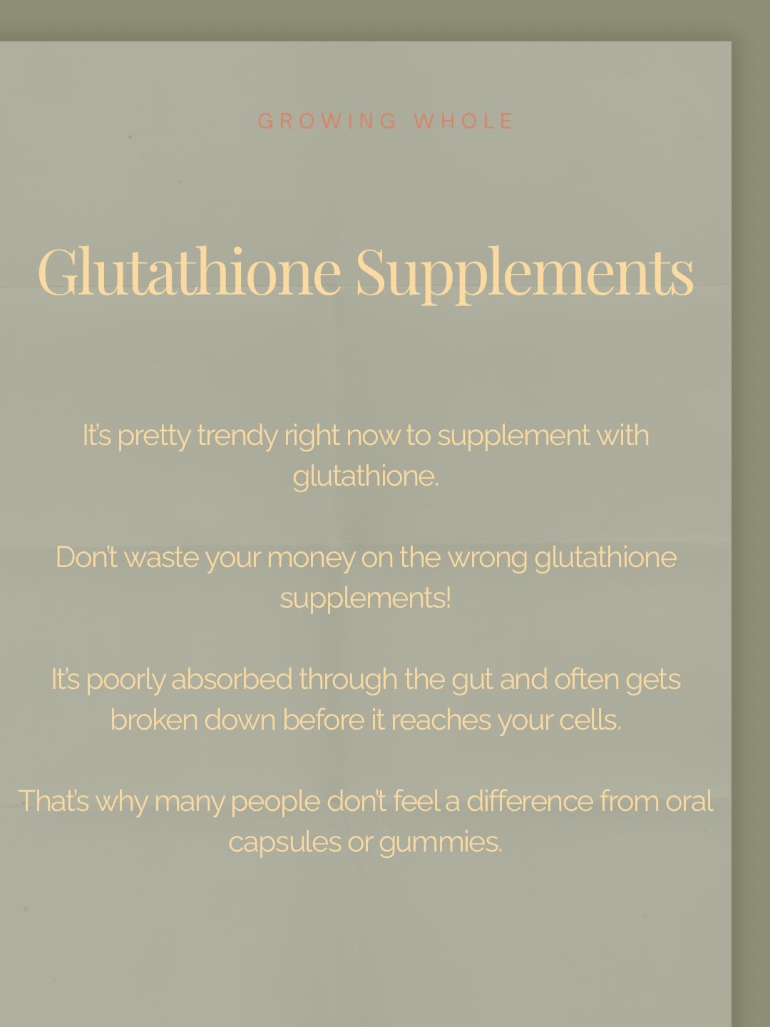Your body's fighting more than you think. Pollutants. Toxins. Stress. @rhonutrition Glutathione support, because recover isn't optional!