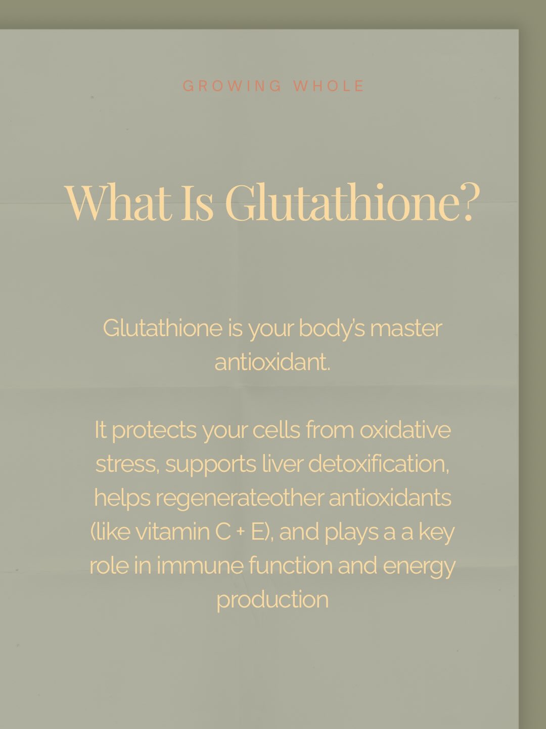 Your body's fighting more than you think. Pollutants. Toxins. Stress. @rhonutrition Glutathione support, because recover isn't optional!