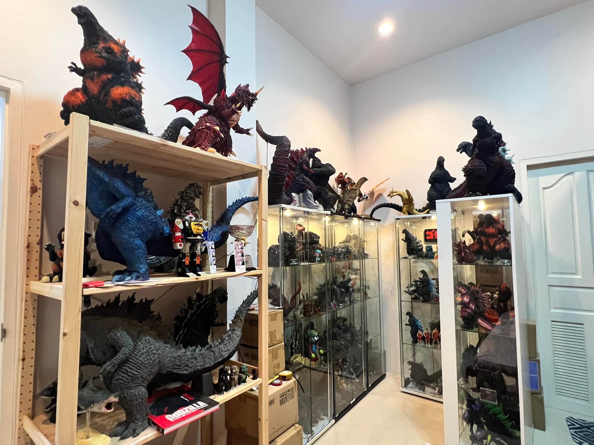 My Godzilla Room 🚪😍😍 #japan #kaijufamily #family #toy #figure