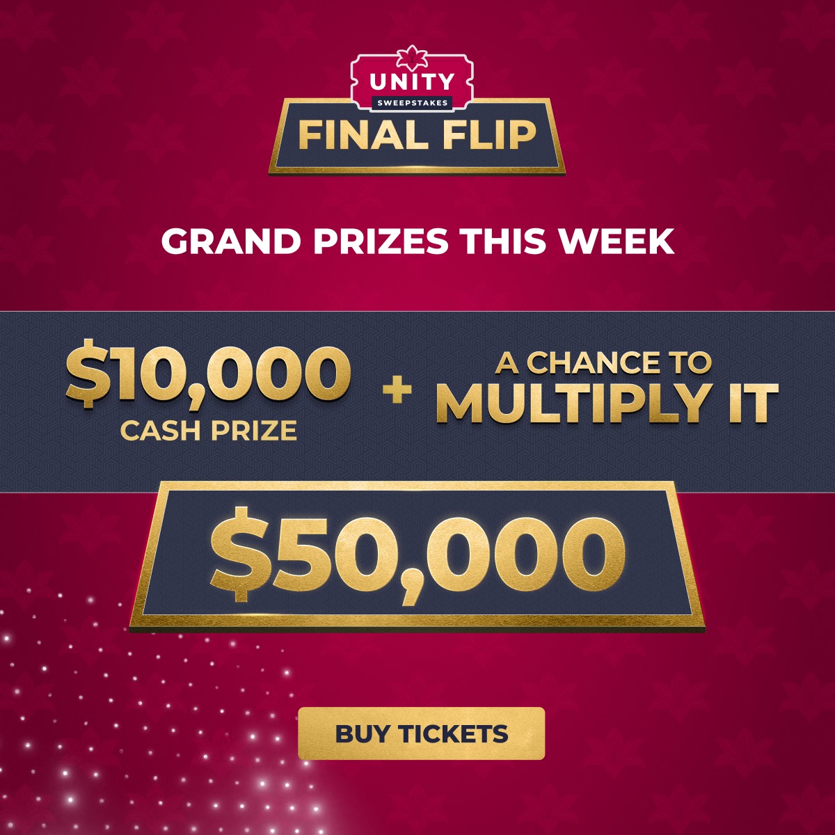 🔥 FINAL WEEK IS HERE! This is your... - Unity Sweepstakes | Facebook
