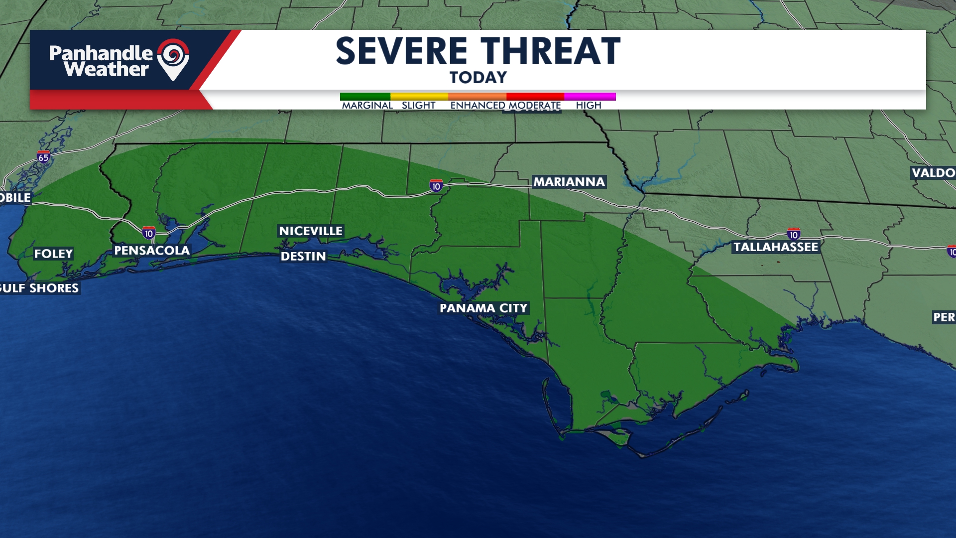 The Storm Prediction Center has... - Panhandle Weather | Facebook