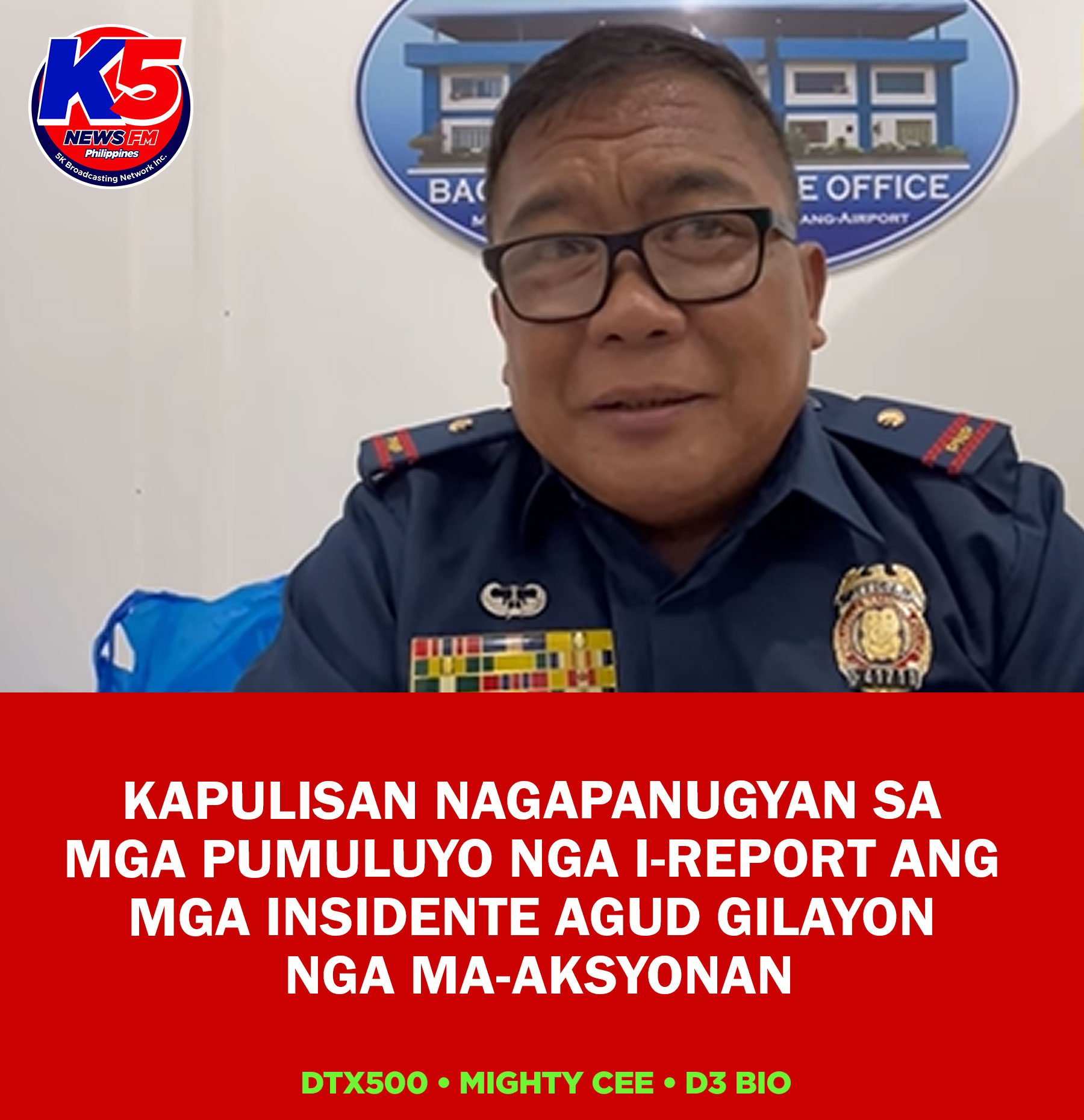 Bacolod - KAPULISAN NAGAPANUGYAN SA MGA PUMULUYO NGA I-REPORT ANG MGA ...