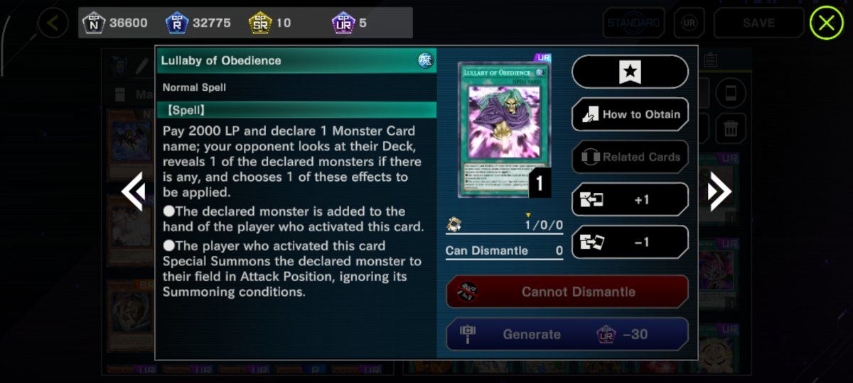 Should I use Lullaby of Obedience for pure Hecahands in Yu-Gi-Oh!