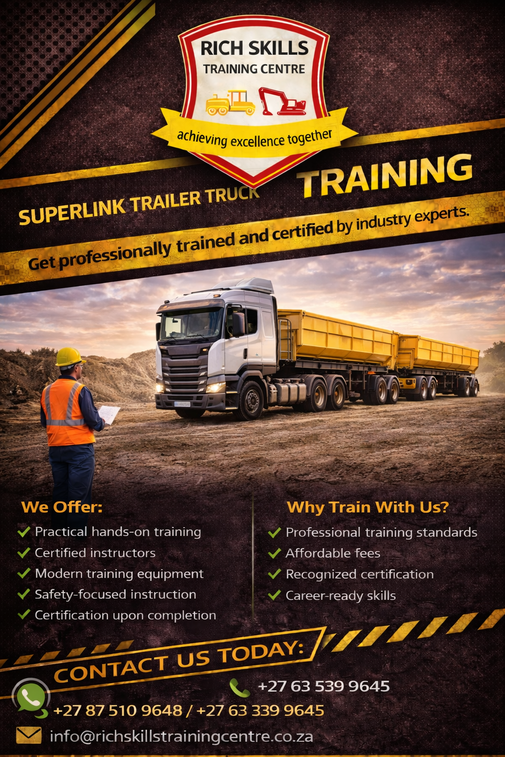 Superlink Trailer Truck Training Centre 0604145576
