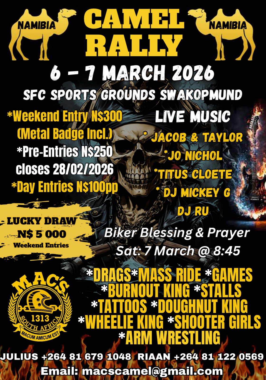 Camel Rally - ‼️Camel 🐪 Rally 2026‼️ 🏍️ 6 & 7 March 2026... | Facebook