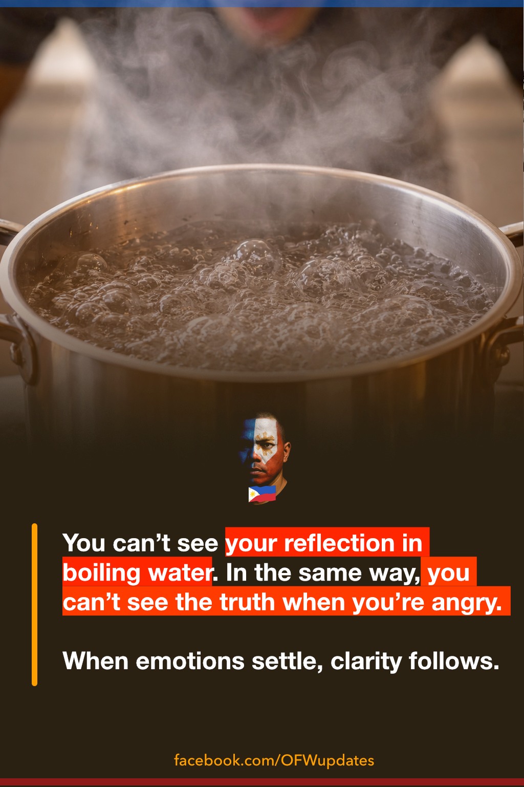OFW update - You can’t see your reflection in boiling... | Facebook