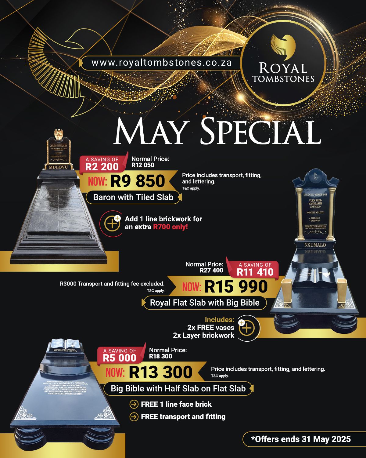 Royal - 🌼 MAY MADNESS AT ROYAL TOMBSTONES BRONKHORSTSPRUIT! 🌼 ...