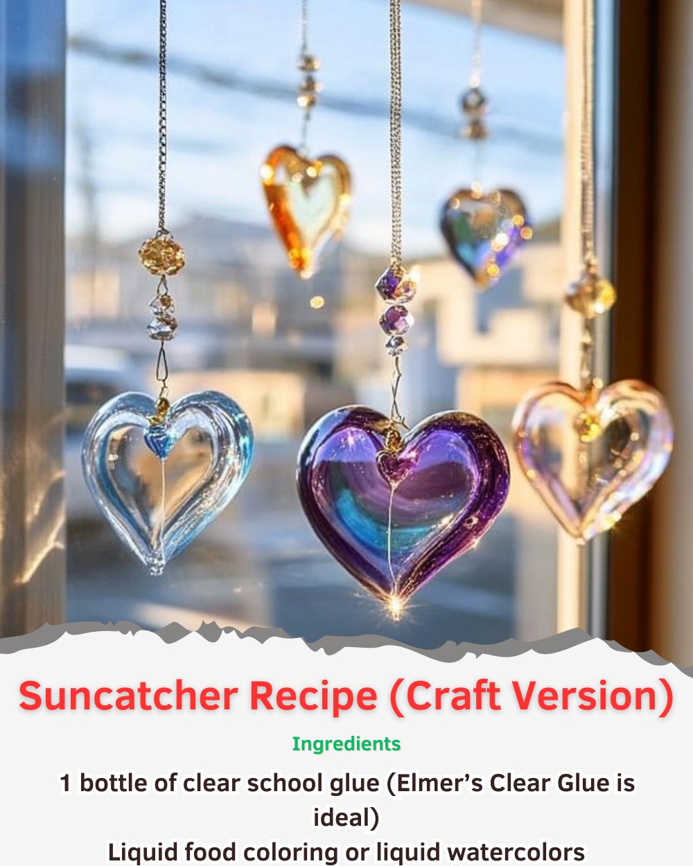 Charming - Suncatcher Recipe (Craft Version) Ingredients: - 1 bottle of