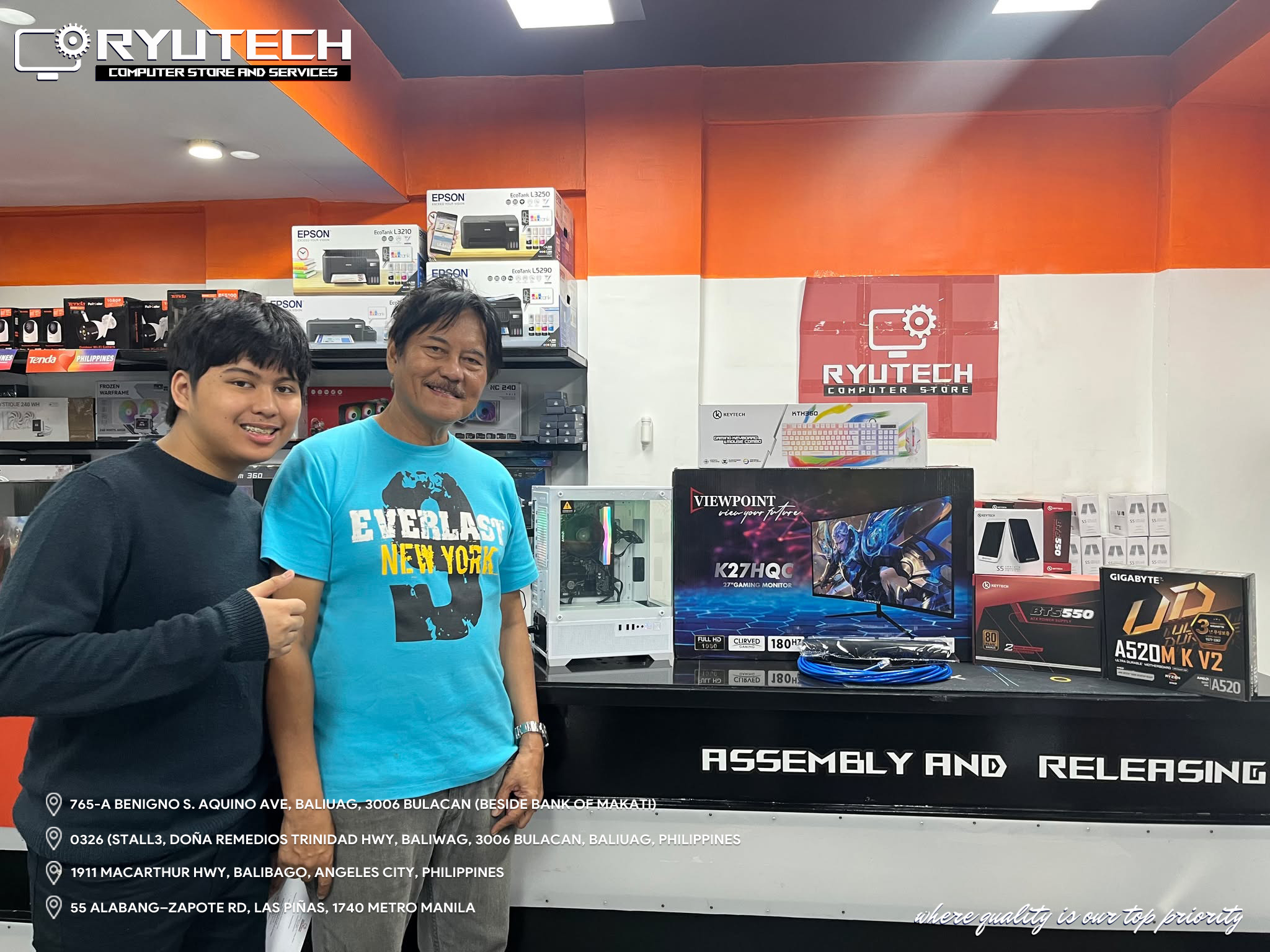 Ryutech - ⚡ Walk-In Build Completed! 🏬 🔥 Client from Las Piñas just ...