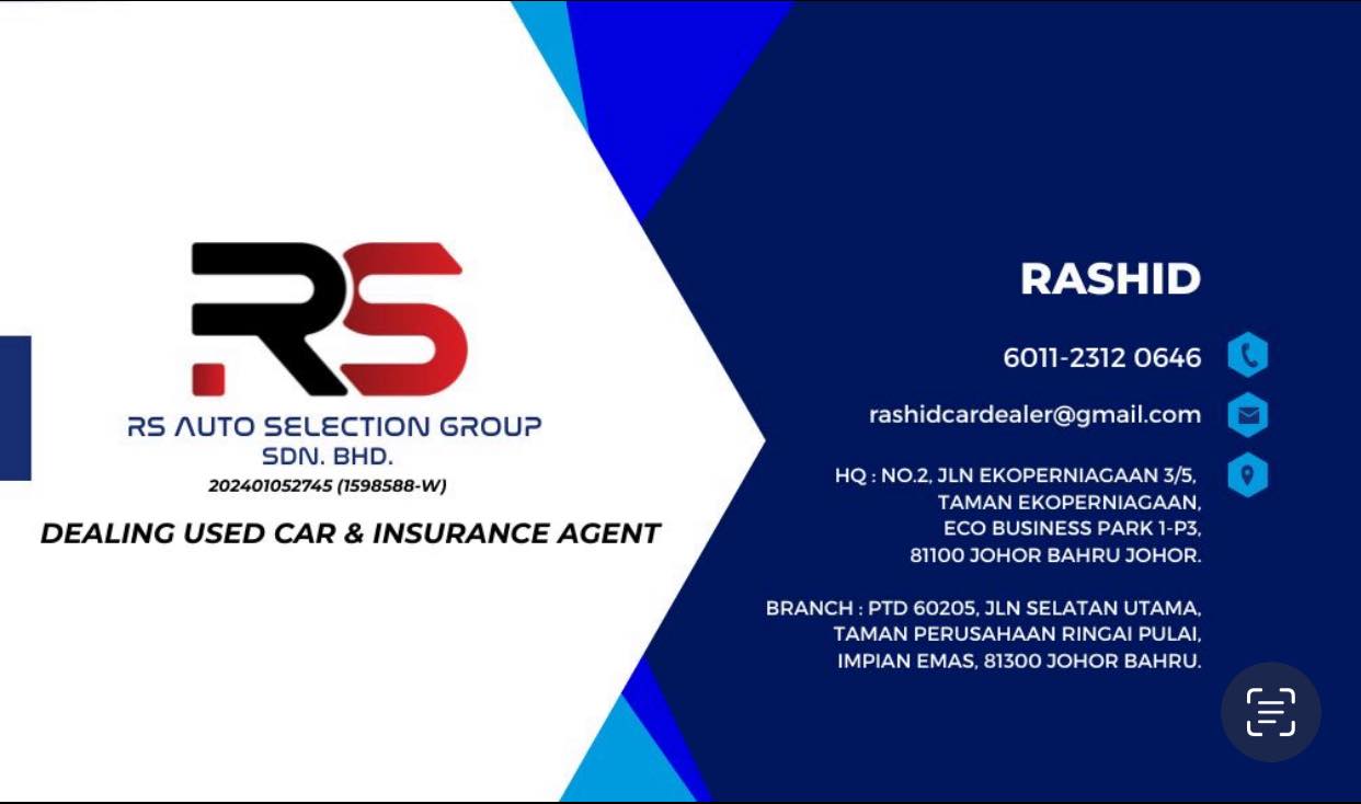 Rashid car dealer | Johor Bahru